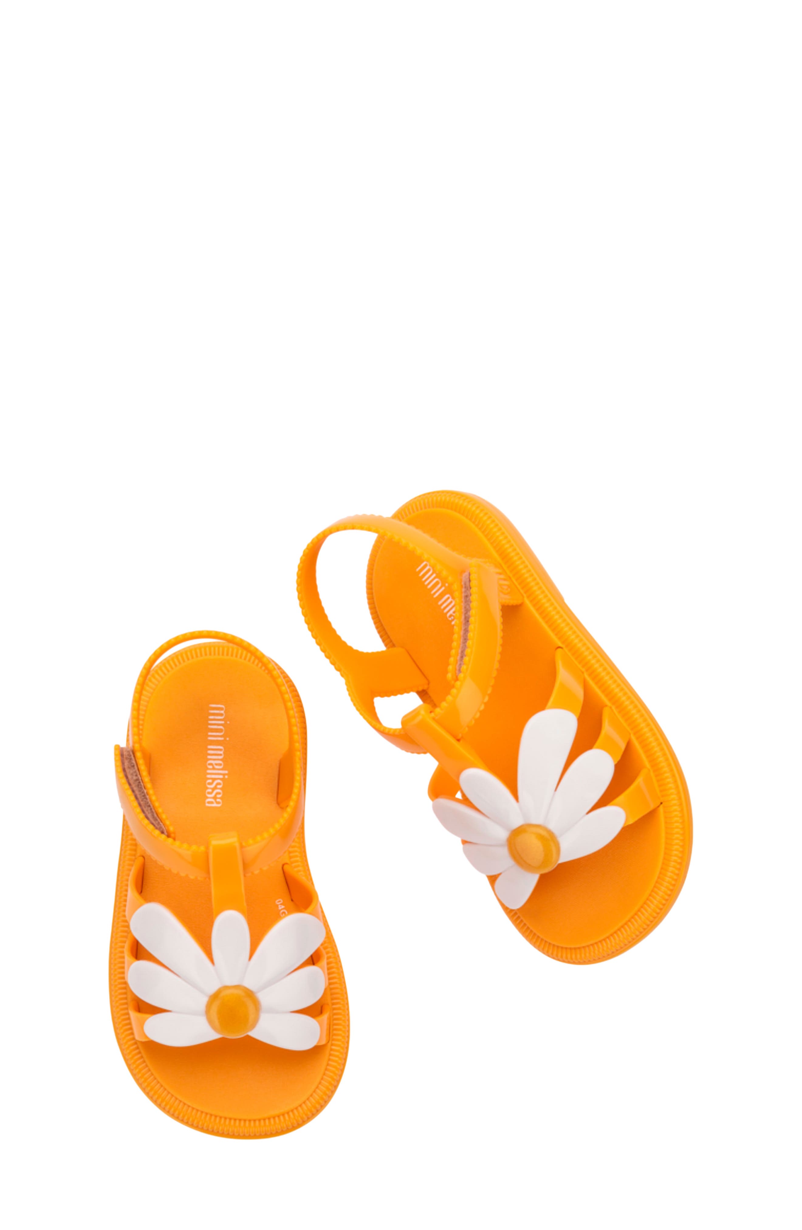 Kids' Hip Bloomy Ankle Strap Sandal, Alternate, color, ORANGE
