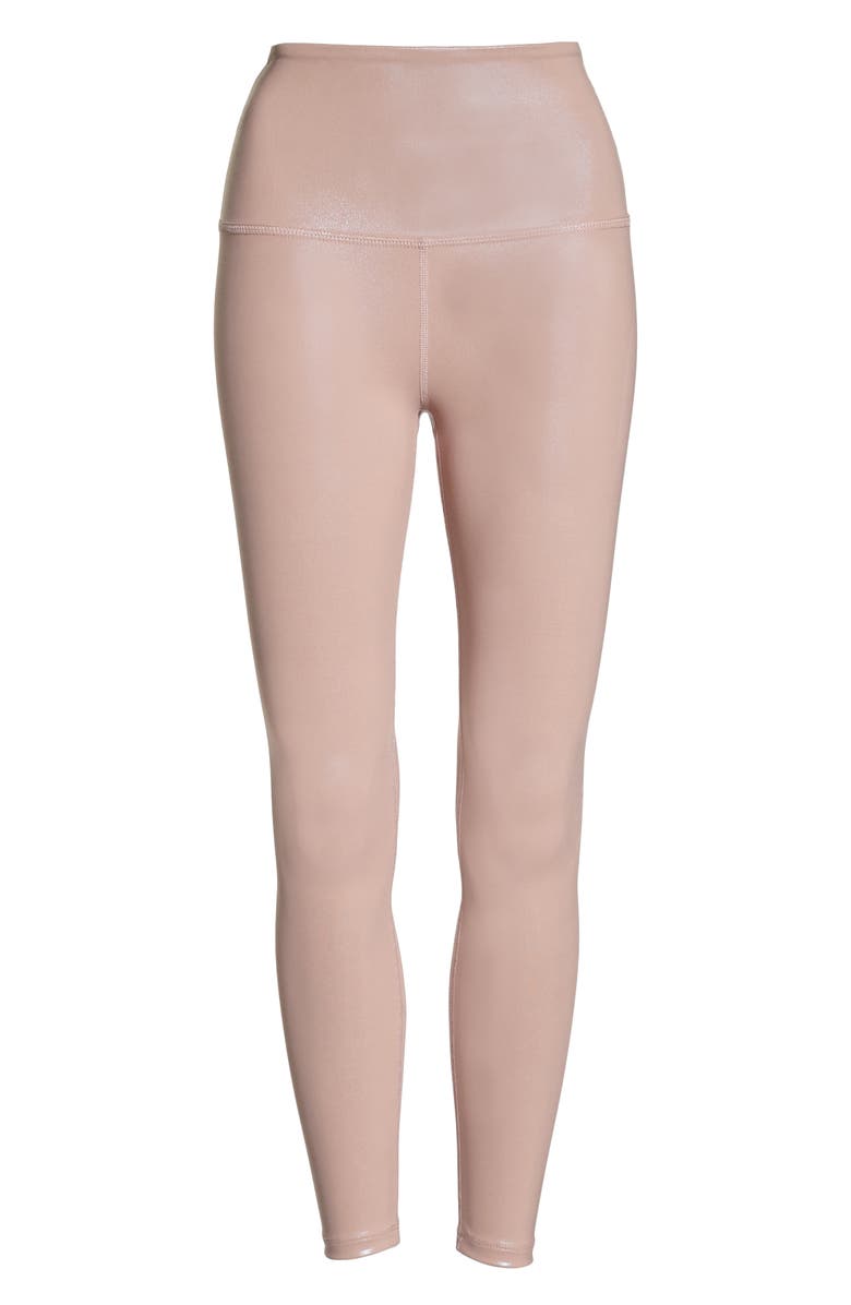 Beyond Yoga Pearlized High Waist Ankle Leggings, Alternate, color,