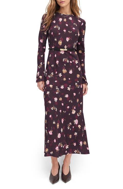 The Truly Madly Floral Print Long Sleeve Maxi Dress