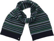 Kate Spade New York Garter Stitch Stripe Scarf