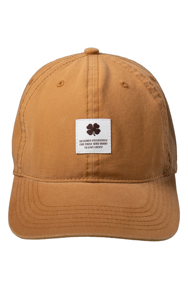 Black Clover Zuma 3 Patch Baseball Cap, Alternate, color, Tan