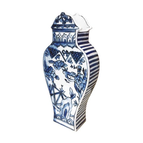 Well Versed Medium Blue Vase