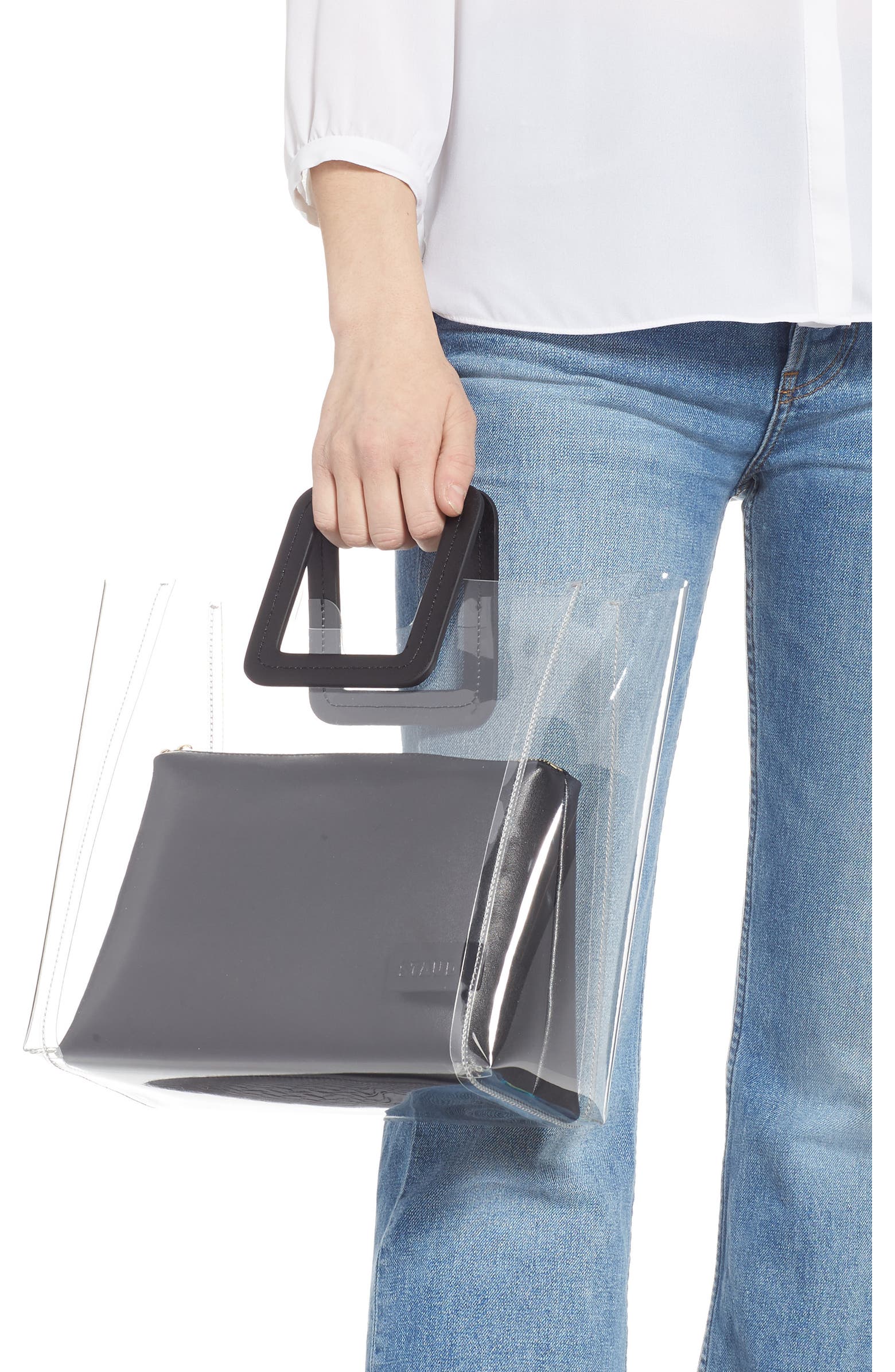 STAUD Shirley Transparent Handbag | Nordstromrack