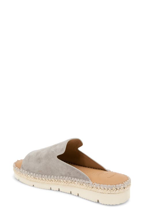 Shop Gentle Souls By Kenneth Cole Gentle Souls Leilani Slide Sandal In Dark Taupe Suede