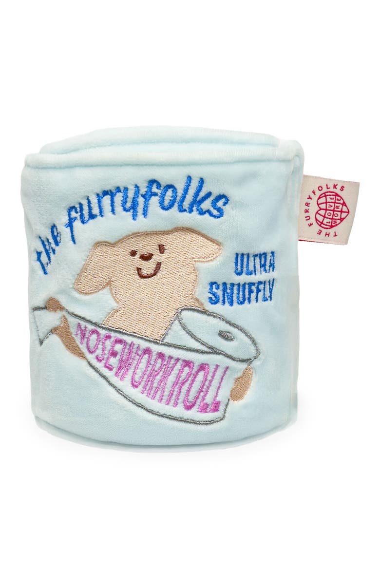 Toilet Paper Nosework Toy, Main, color, WHITE