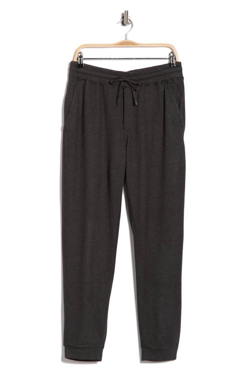 Z by Zella Waffle Knit Joggers, Alternate, color, Grey Dark Charcoal Heather