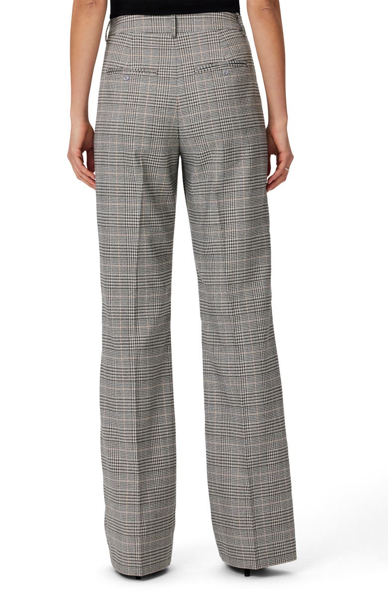 PAIGE Aracelli Plaid Straight Leg Pants, Alternate, color, Grymult