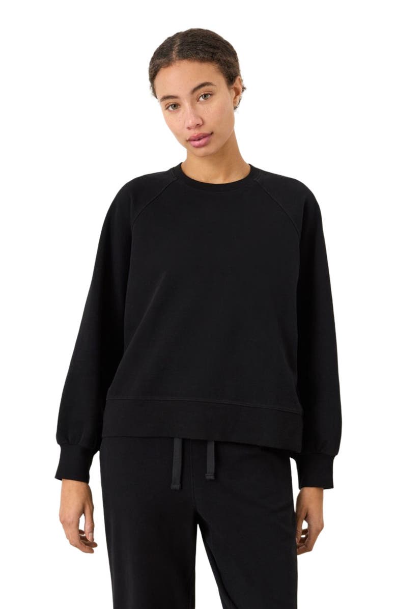 Pact CloudKnit Raglan Crew, Alternate, color, Black