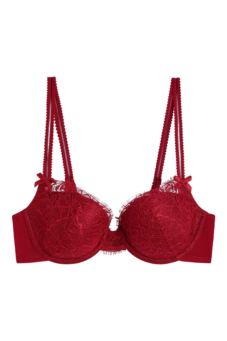 It's On T-Shirt Bra, Main, color, BIKING RED