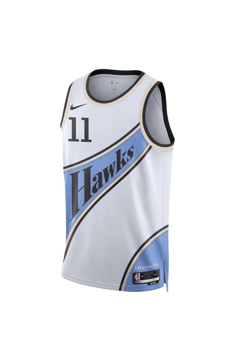 Nike Unisex Nike Trae Young White Atlanta Hawks 2024/25 Swingman Player Jersey - City Edition, Alternate, color, 