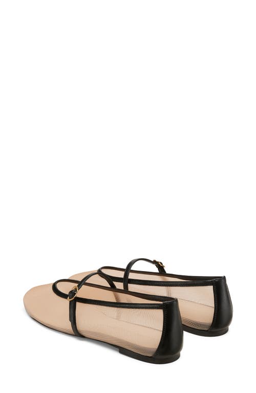 Stuart Weitzman Bareitall Mary Jane In Beige/black