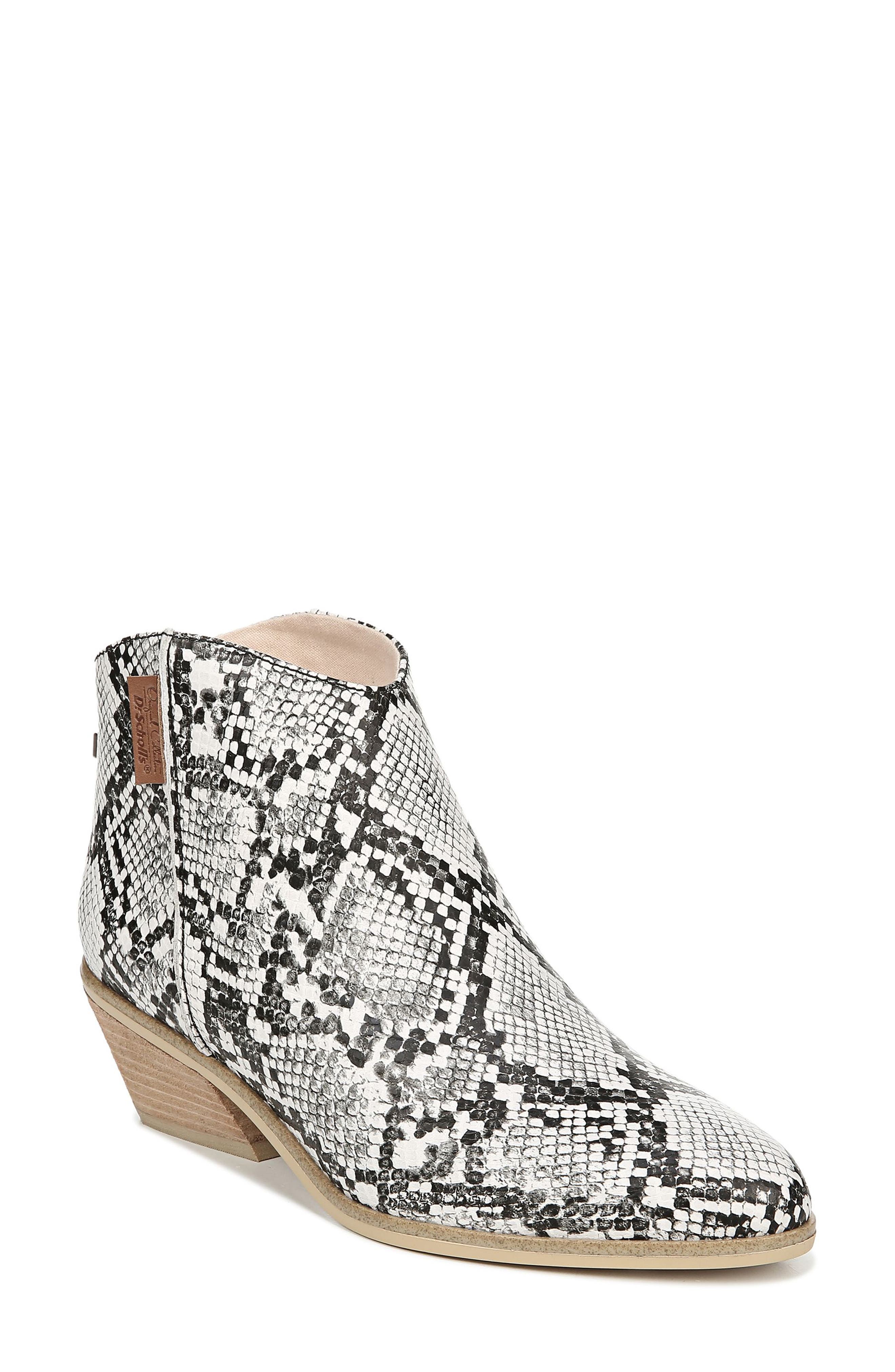 Dr. Scholl's Lucky One Snake Embossed Bootie, Main, color, 