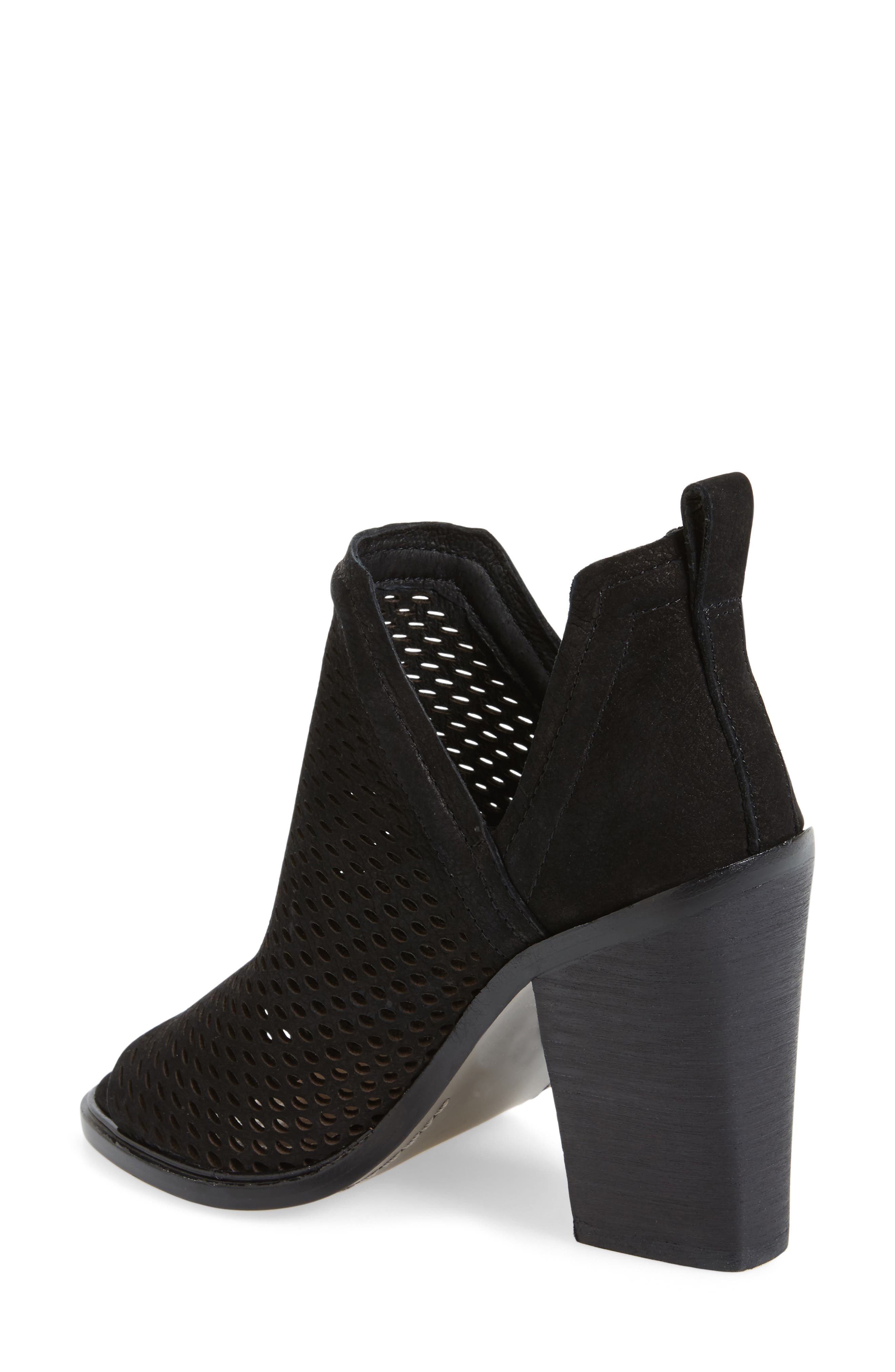 Vince Camuto Kensa Peep Toe Bootie, Alternate, color, 