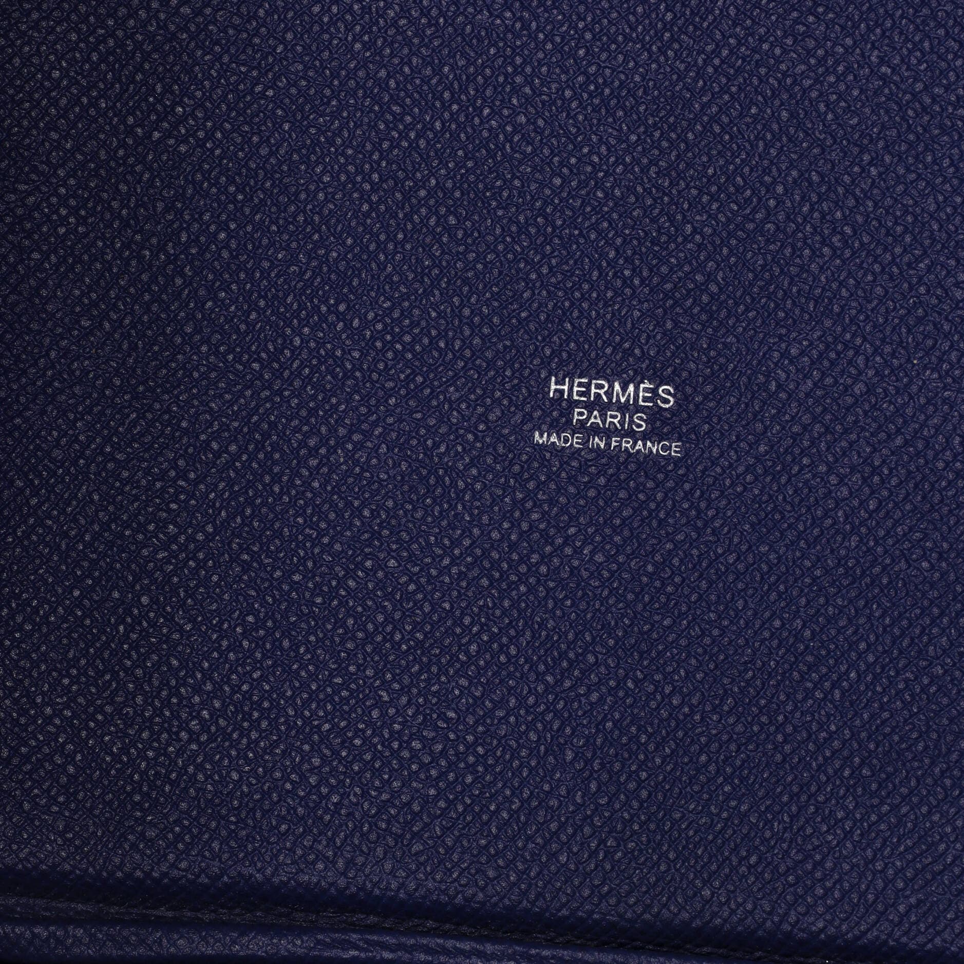 Pre-Owned Hermes Picotin Lock Bag Tressage Epsom PM, Alternate, color, Bleu Brighton