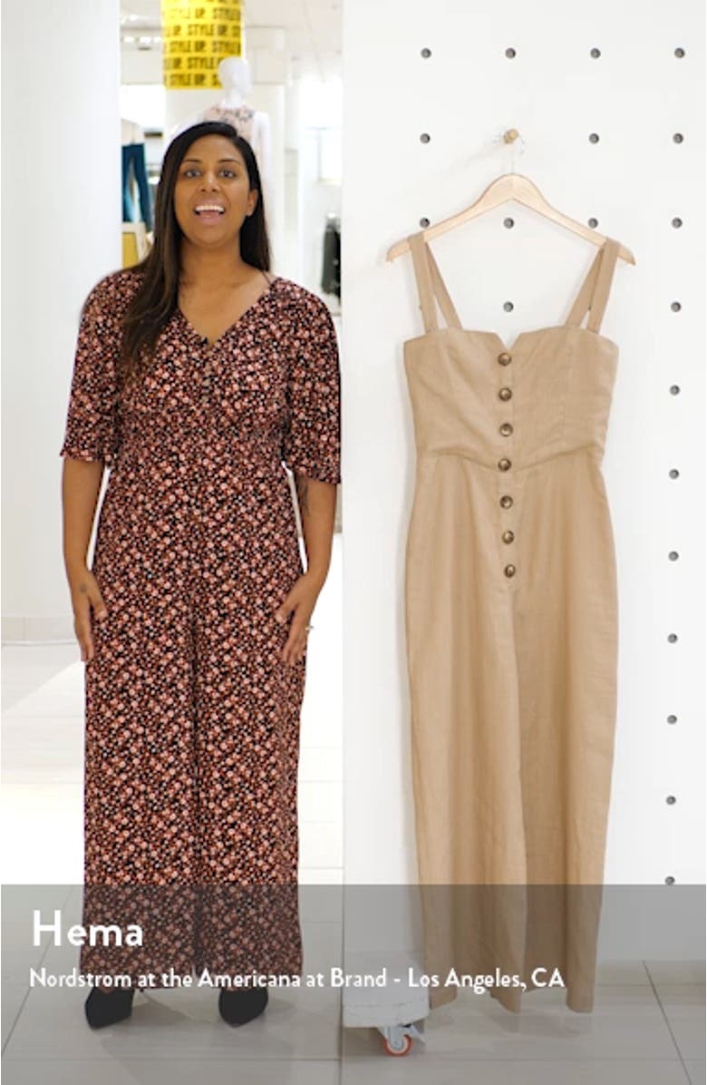 Kass Linen Jumpsuit, sales video thumbnail