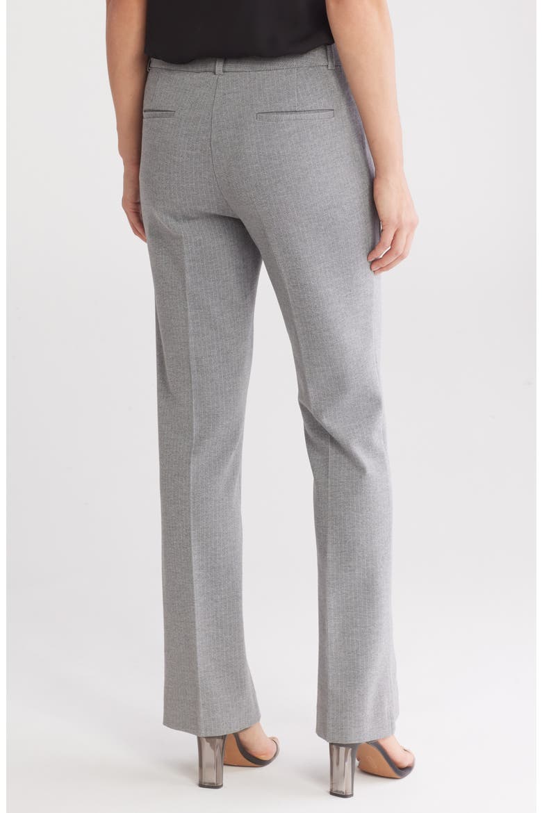 Pinstripe Slim Knit Pants, Alternate, color, LIGHT GREY