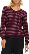 Threads 4 Thought Edwina Barbados Stripe Feather Fleece Sweatshirt
