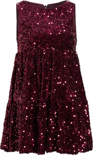 All in Favor Sequin Tiered Minidress
