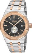 GEVRIL Gotham Two-Tone Bracelet Strap Automatic Watch, 41mm