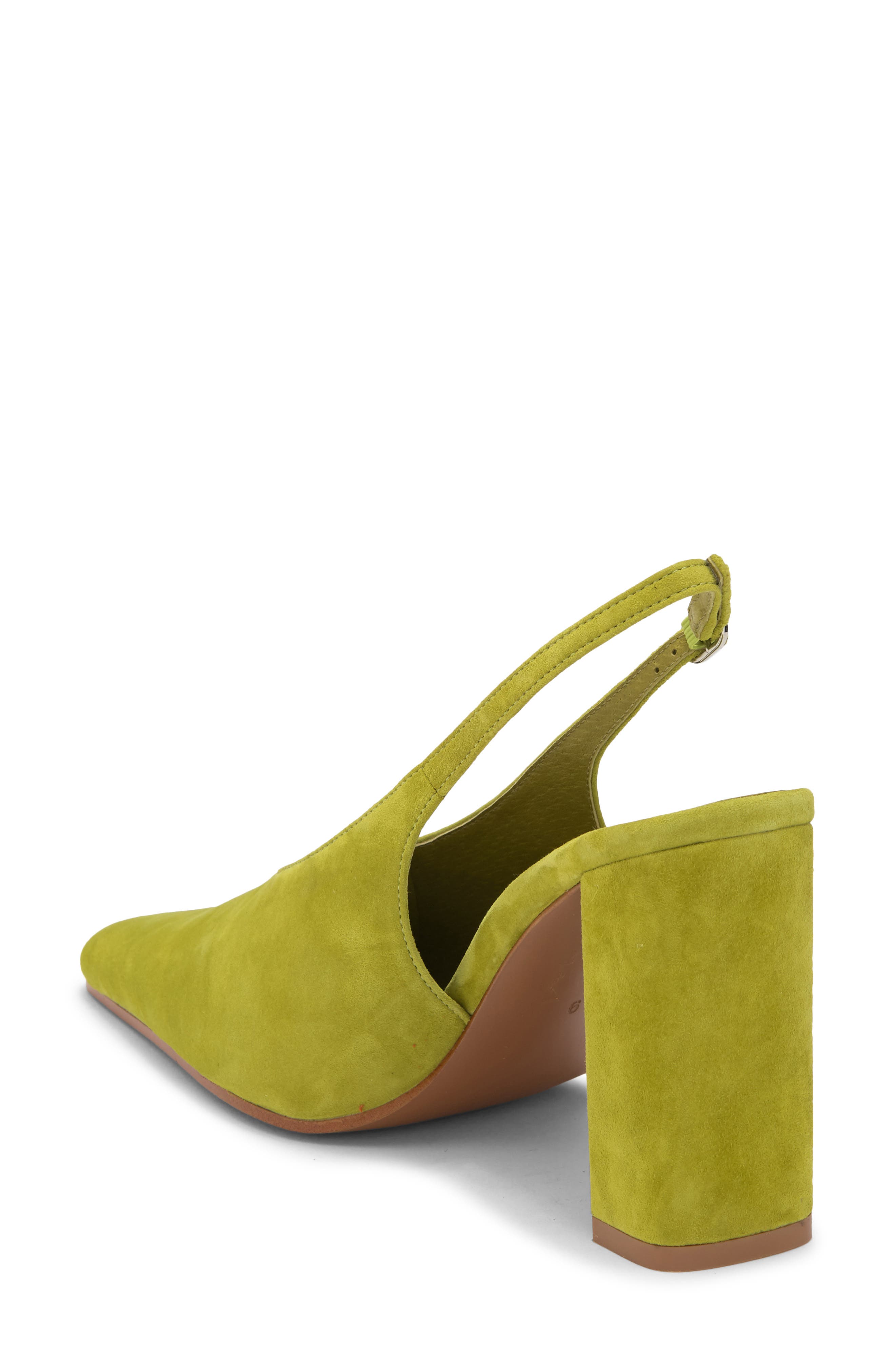 Withstand Slingback Pump, Alternate, color, CHARTRUESE SUEDE
