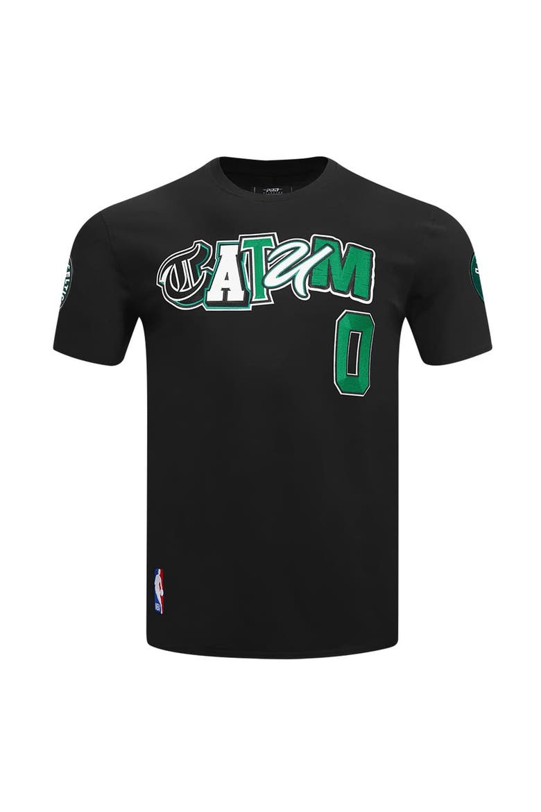 Men's Pro Standard Jayson Tatum Black Boston Celtics City Ransom T-Shirt, Alternate, color, Black