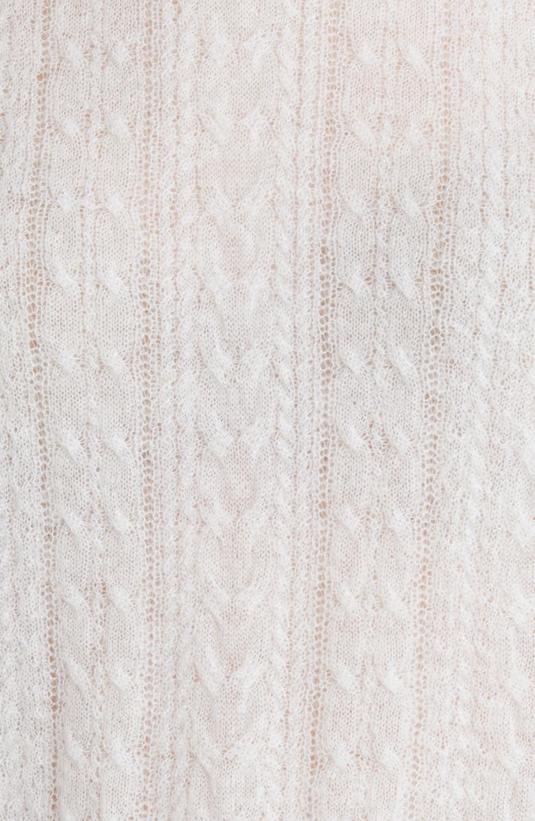 rag & bone Kyle Cable Sweater Vest, Alternate, color,