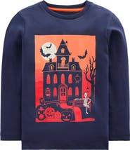 Mini Boden Kids' Graphic Long Sleeve T-Shirt