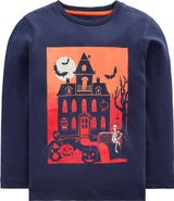 Mini Boden Kids' Graphic Long Sleeve T-Shirt