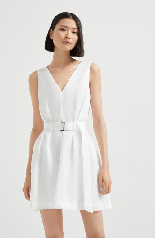 Brunello Cucinelli Belted Sleeveless Dress