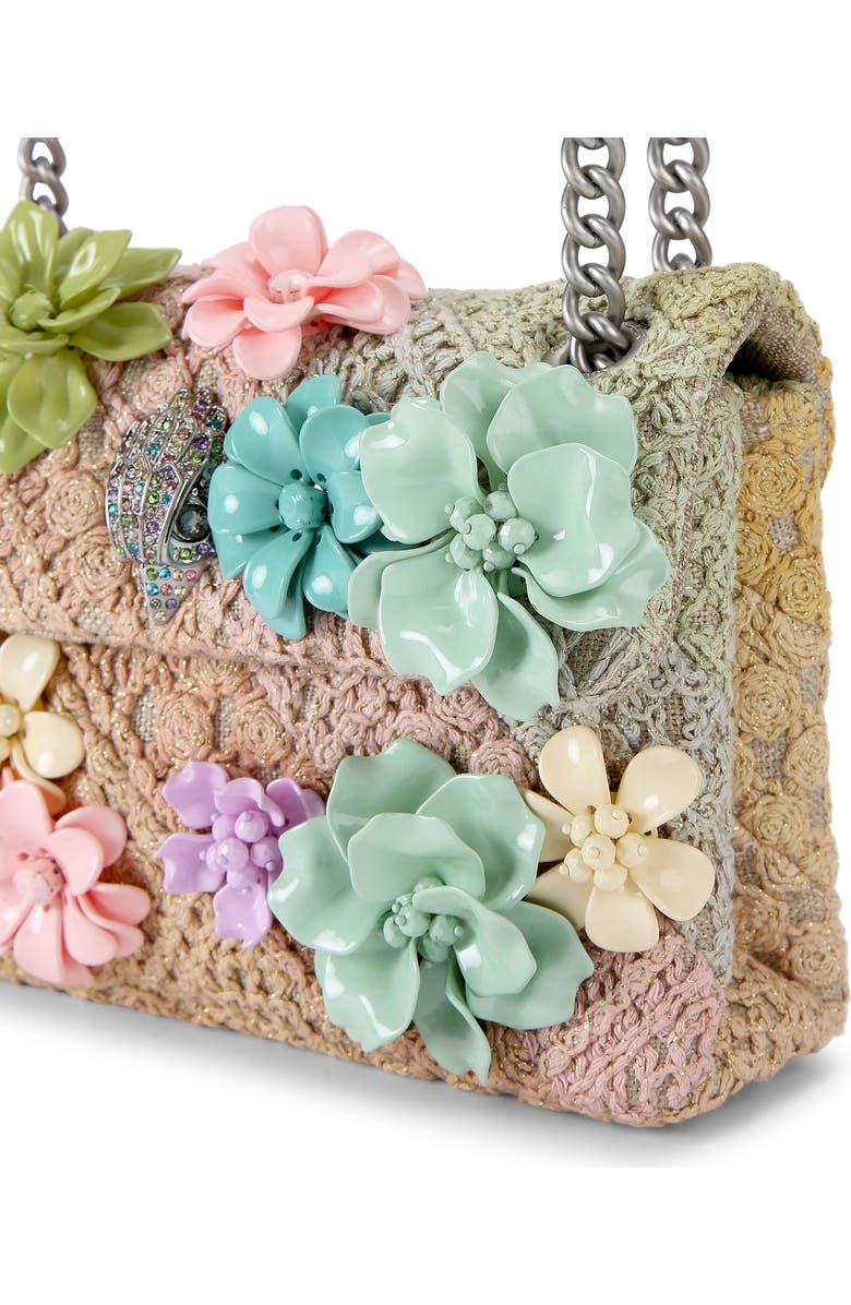 Kurt Geiger London Mini Kensington Floral Applique Crossbody Bag, Alternate, color,