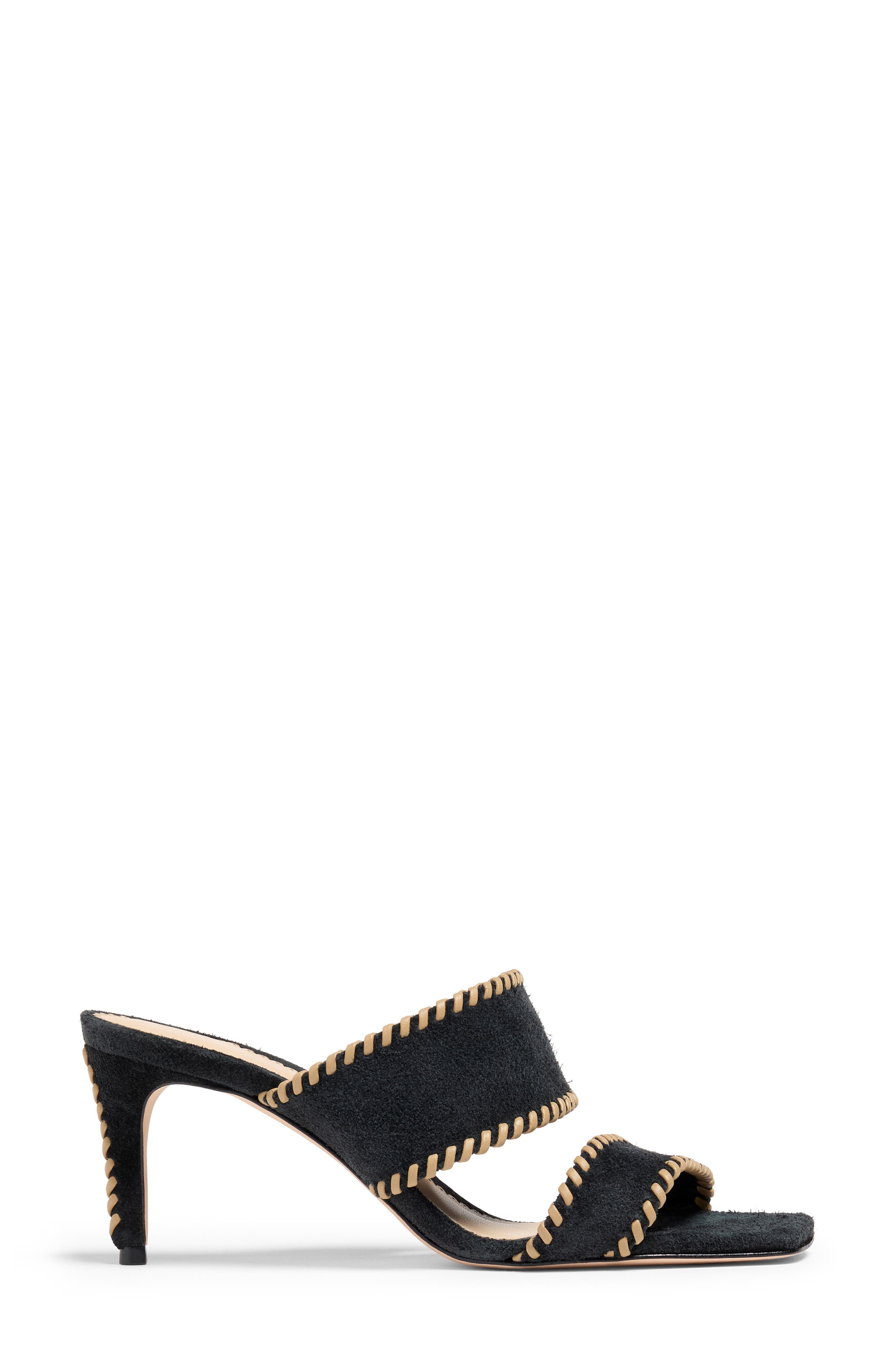 Cinq à Sept Sutton Whipstitch Sandal, Alternate, color, Black/ Brown Sugar