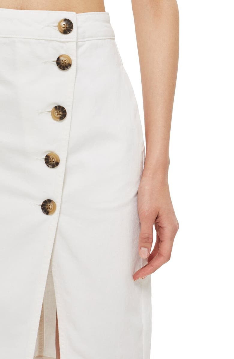 Topshop Midi Skirt, Alternate, color,