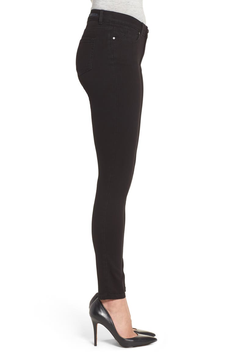 Stretch Skinny Jeans, Alternate, color, BLACK
