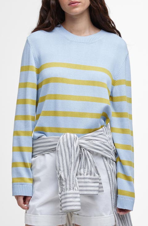 Bronya Stripe Cotton Blend Sweater
