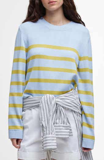 Barbour Bronya Stripe Cotton Blend Sweater
