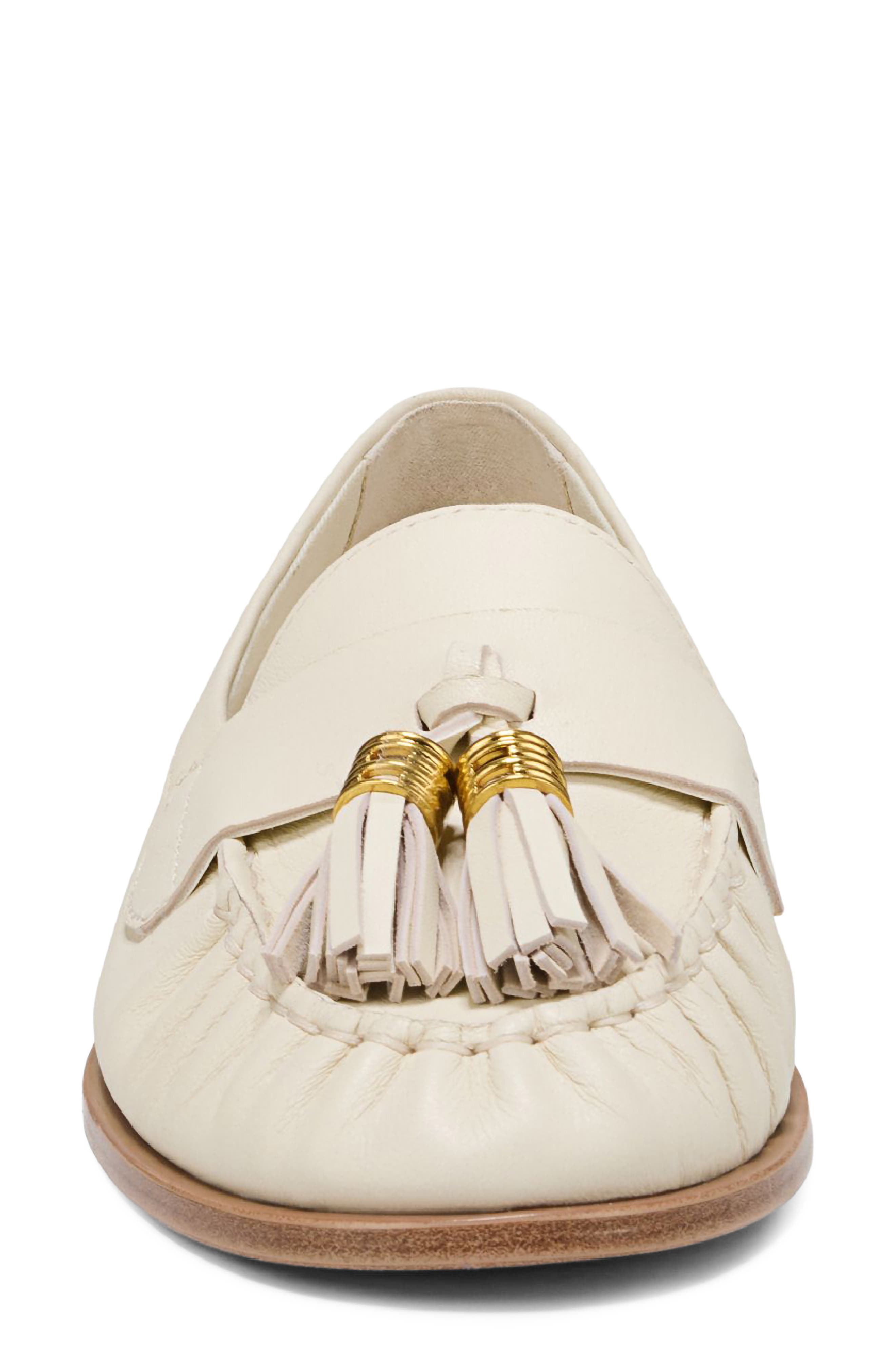 Franco Sarto Carita Tassel Loafer, Alternate, color, Marshmallow