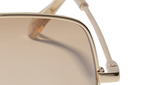 Diff Iris 55mm Polarized Square Sunglasses In Honey Crystal Flash