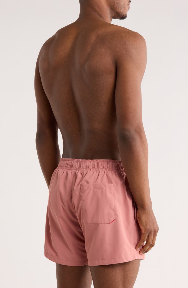 BOSS Abas Swim Trunks, Alternate, color, Open Pink