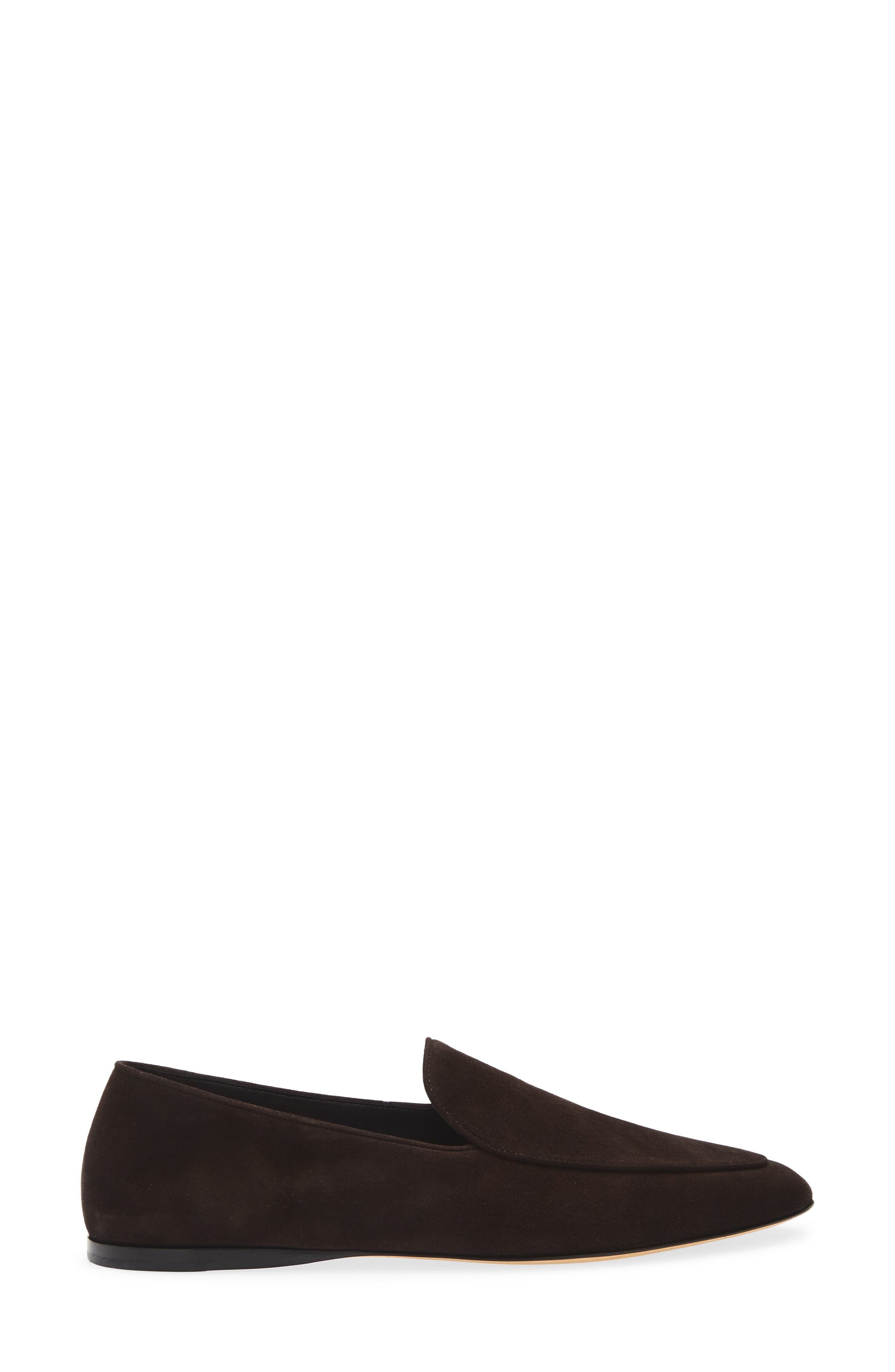 The Row Awar Loafer Flat, Alternate, color, Lacquer Brown