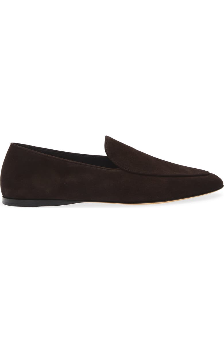 The Row Awar Loafer Flat, Alternate, color, Lacquer Brown
