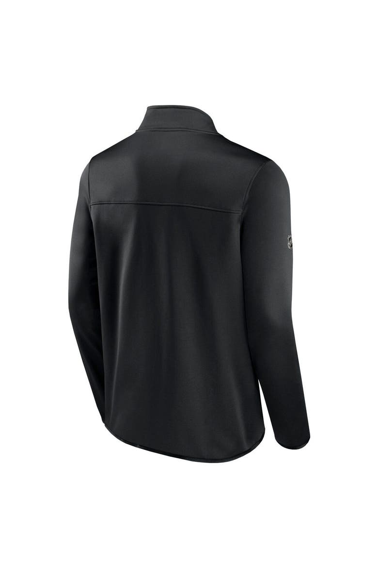 Men's Fanatics Branded Black Philadelphia Flyers Authentic Pro Rink Fleece Full-Zip Jacket, Alternate, color, Black