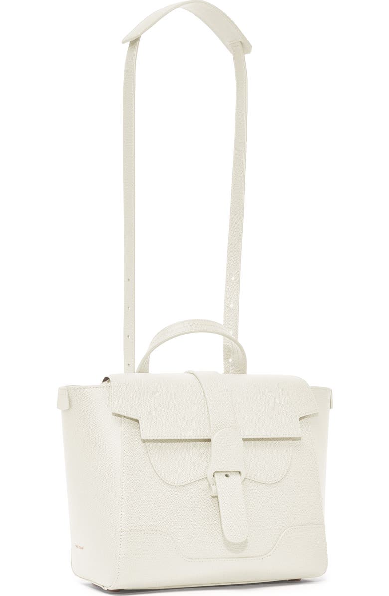 SENREVE Midi Maestra Pebbled Leather 4-Way Convertible Handbag, Alternate, color, Cream