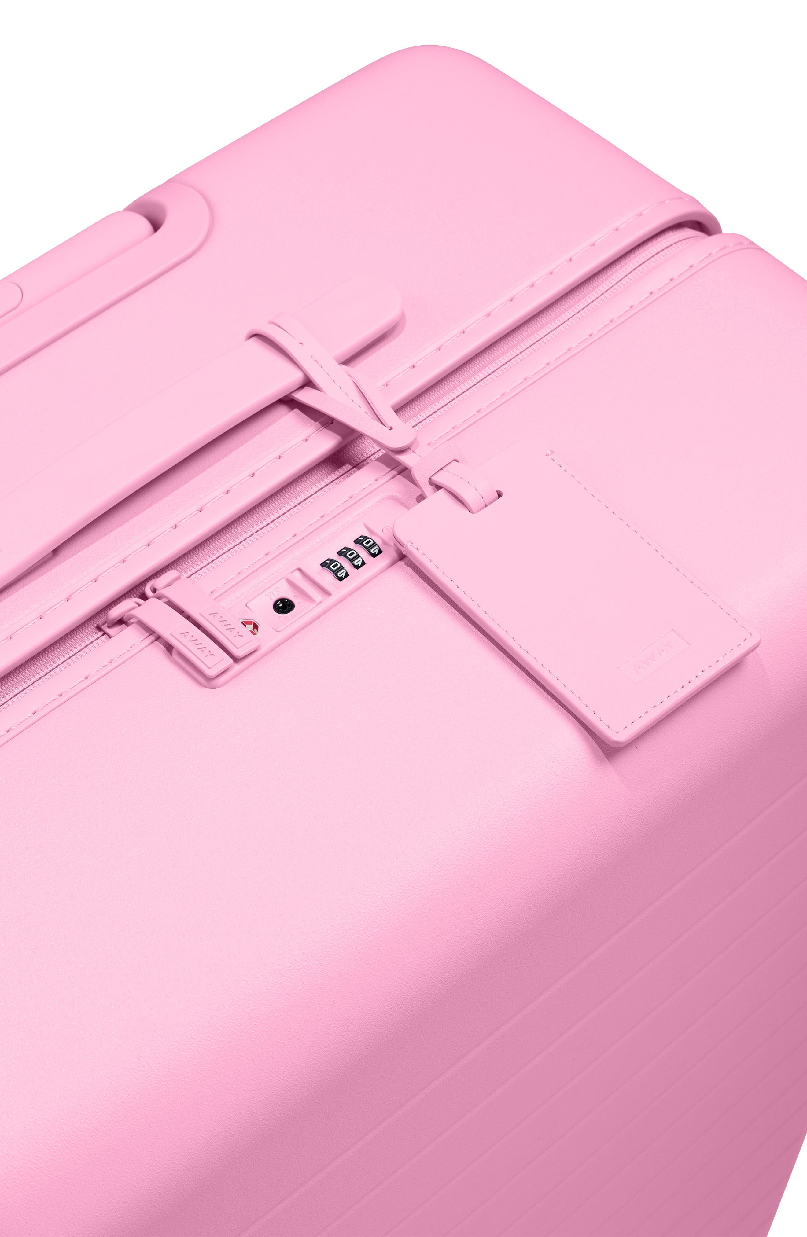 Away The Medium Checked Suitcase, Alternate, color, Mochi Pink