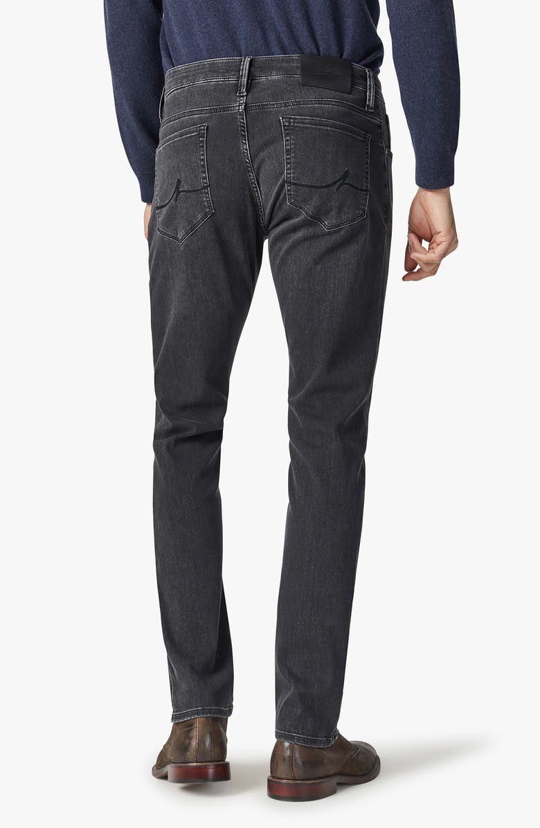 34 Heritage Champ Athletic Fit Tapered Jeans, Alternate, color, Dark Smoke Refined