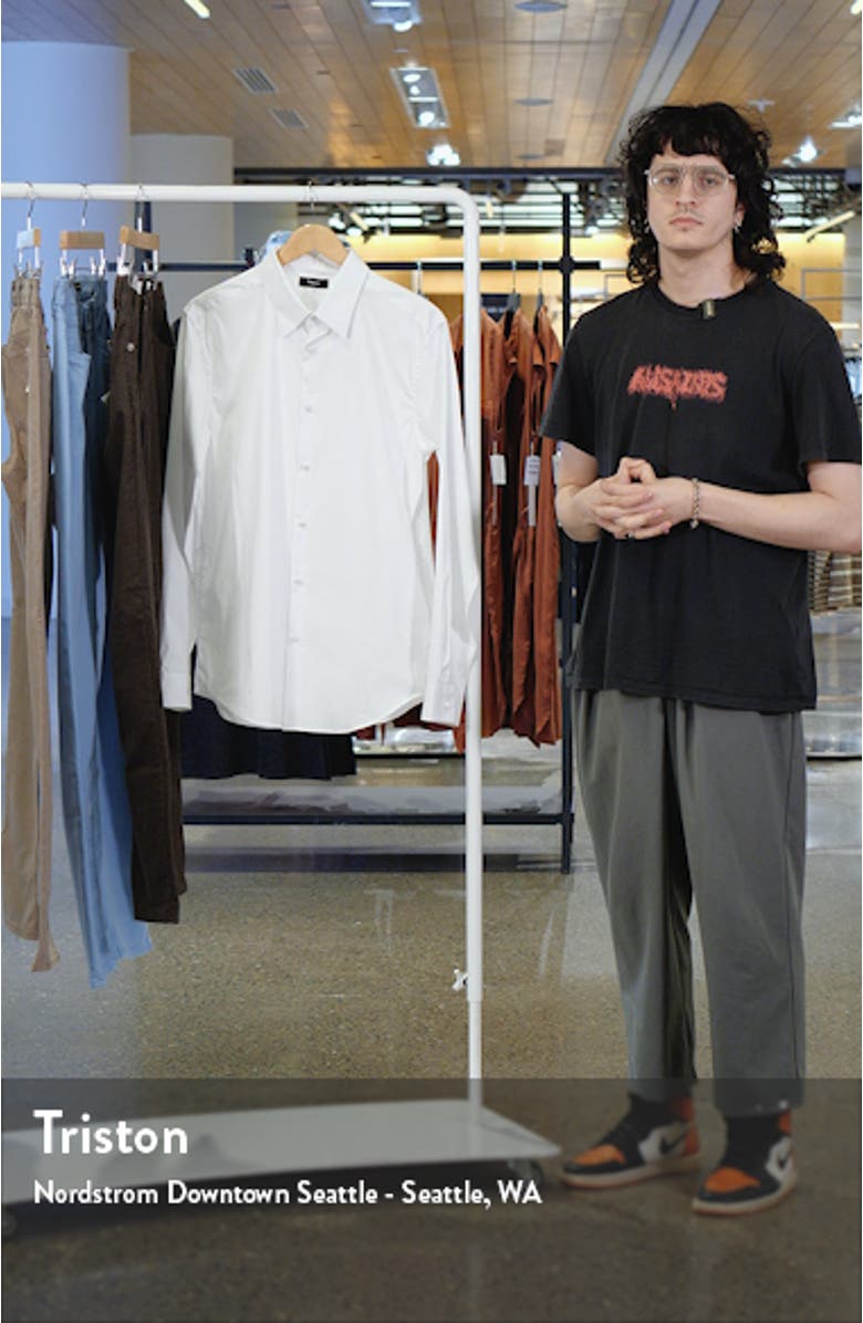 Sylvain Stretch Button-Up Shirt, sales video thumbnail