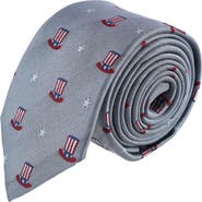 Trafalgar Uncle Sam Pride Silk Novelty Necktie