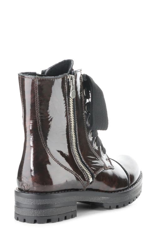 Bos. & Co. Paulie Waterproof Lace-up Bootie In Burgundy
