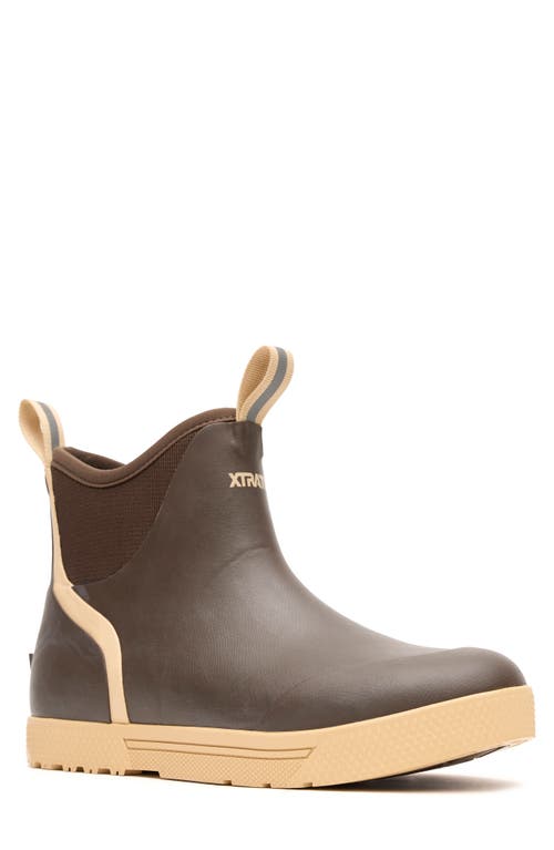 Xtratuf Wheelhouse Waterproof Ankle Deck Boot In Brown