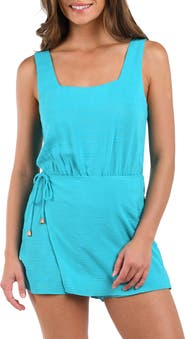 La Blanca Sea Cove Cover-Up Skort Romper