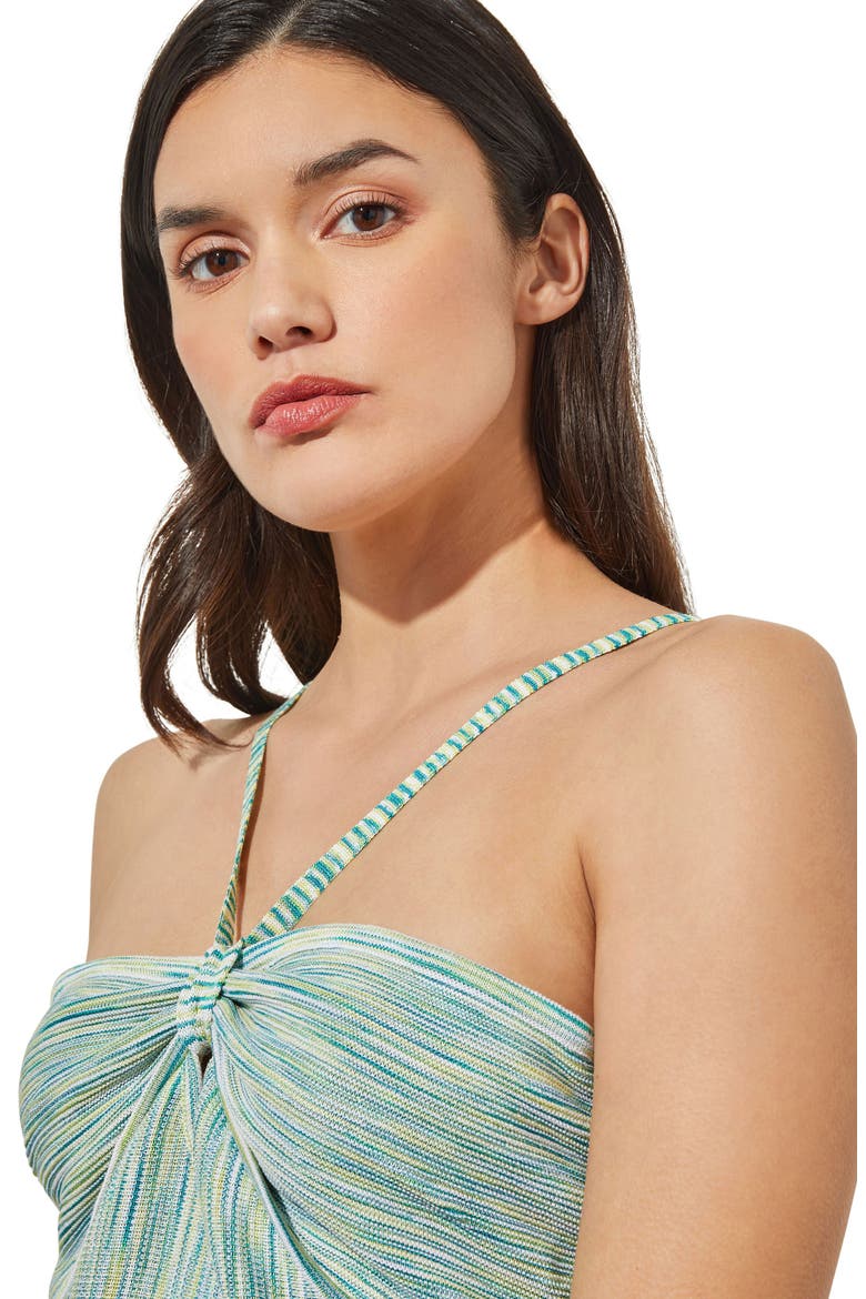 Space Dye Halter Top, Alternate, color, WHITE/ BERMUDA/ LIME